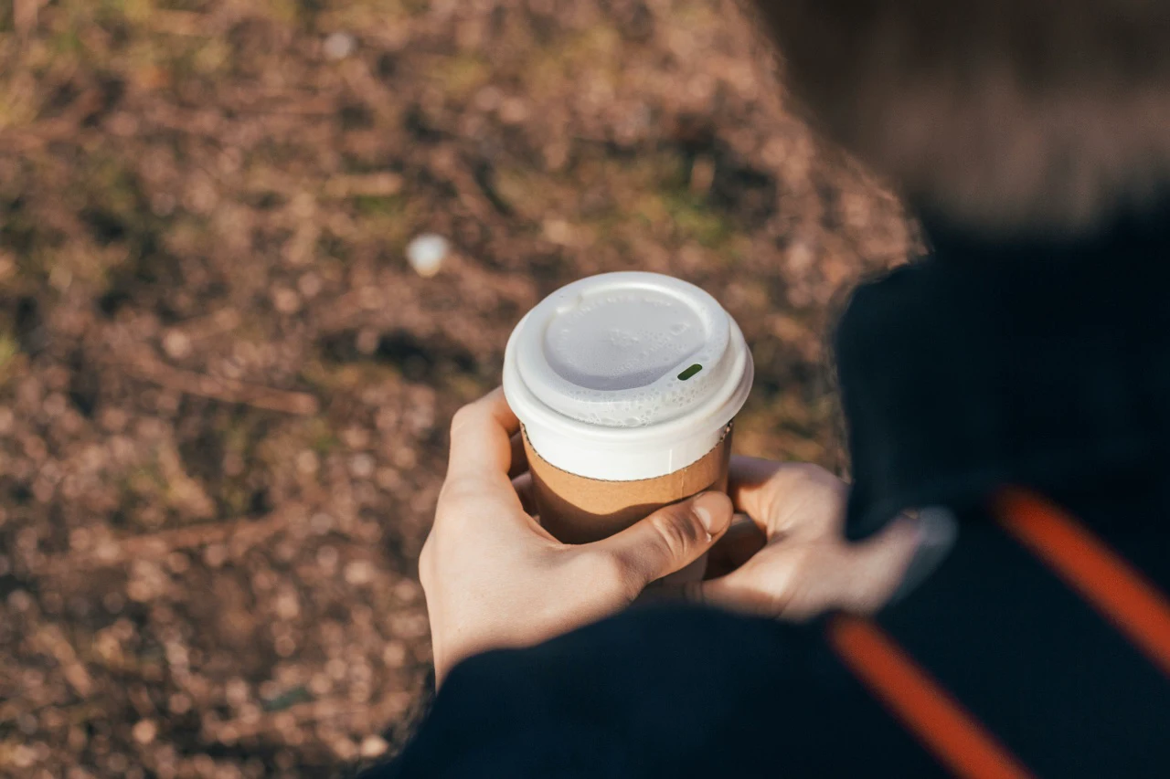 Grab a coffee to go and take a brisk walk around a charming neighborhood or park — simple, easy, and grounding.