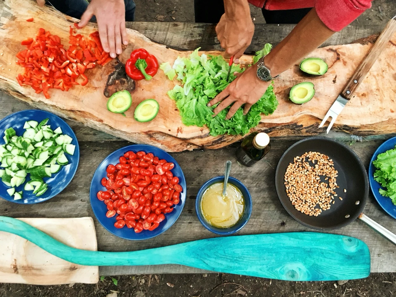 Take a cooking class together focusing on a specific cuisine or technique, guided by a professional chef.