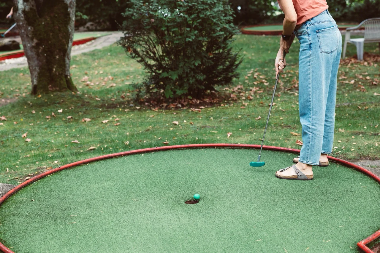 A playful and often humorous way to spend an hour or two — windmills, waterfalls, and friendly trash talk included.