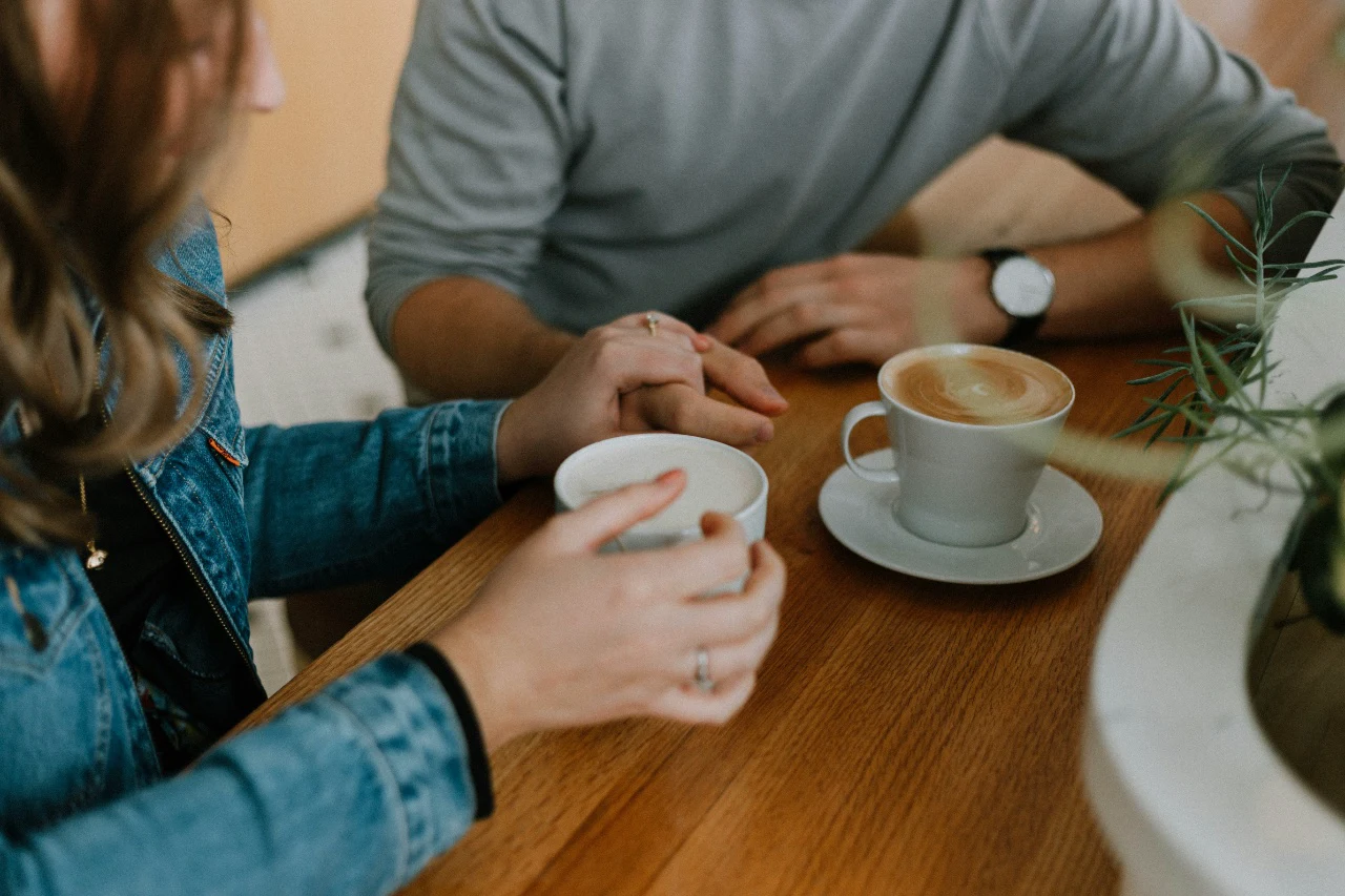 The classic first date for a reason — casual, just long enough to connect, and easy to extend if it's going well.
